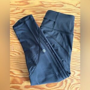 lululemon athletica Cropped Black Leggings